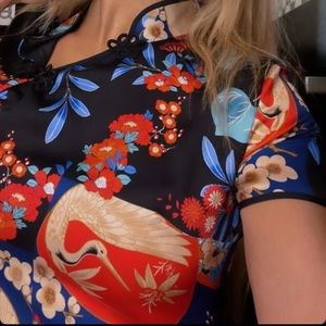 Zara Asian crop top